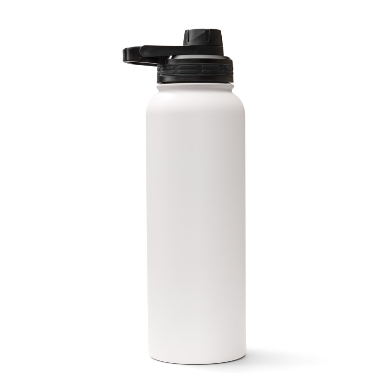 Flip-Top Sport Canteen – White