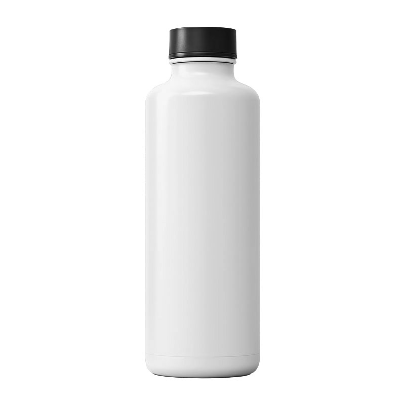 Thermos-style Water Bottle – White